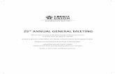 25th ANNUAL GENERAL MEETING · 2017-01-10 · 25TH ANNUAL GENERAL MEETING 5 MINUTES HAMILTON SOUND CREDIT UNION LIMITED 24TH ANNUAL GENERAL MEETING APRIL 16 TH, 2015 ITEM NUMBER DISCUSSION