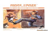 Maze Craze: A Game of Cops 'n Robbers - Atari 2600 - Manual - …€¦ · maze wins the game. Throughout the game you may en- Counter armed robbers. blockades. and Other obstacles