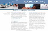 Indirect Cost Webinar Series Q&A - CAPLAW · 2015-09-28 · A participant support costs is a direct cost . paid to or on behalf of participants or trainees for items such as stipends