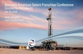 Chief Financial Officer · 2018-05-11 · Barclays Americas Select Franchise Conference Occidental Petroleum May 15, 2018. 2 Cautionary Statements Forward-Looking Statements This