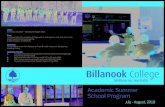 Academic Summer School Program - Billanook College · airport transfers and homestay fee. 4 Week Program : $ 5500 AUD Exclusions : Cost of flights to and from Melbourne, Travel &