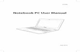 Notebook PC User Manual · 2013-06-07 · Notebook PC User Manual 9 Transportation Precautions To prepare the Notebook PC for transport, you should turn it OFF and disconnect all