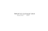 MCP-6 Control Unit - Valco Melton...1-2 Valco Cincinnati, Inc. Section 1 - Introduction MC0090 - MCP-6 Control Unit EPC12 Application Control Description The EPC12 monitors pulses