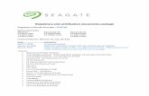 Regulatory and certification documents package - Seagate Technology · 2020-02-17 · EN 62368-1:2014 Audio/video, information and communication technology equipment - Part 1: Safety