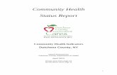 Community Health Status Report - Dutchess County...We are pleased to provide you with our 2012 Community Health Status Report for the previous year’s health carerelated data; a snapshot