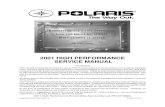 2001 Polaris Indy 800 XCR SNOWMOBILE Service Repair Manual
