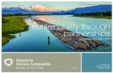 sustainability through partnerships...Sustainability through Partnerships: Capitalizing on Collaboration 2 The issues we face are so big and the targets are so challenging that we