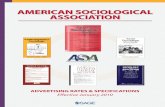 AMERICAN SOCIOLOGICAL ASSOCIATION · 2009-11-19 · The American Sociological Association is: † a non-proﬁ t membership association based in Washington, DC † dedicated to advancing