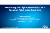 Measuring the Digital Economy at BLS: on Price Index Programs · 6 —U.S. BUREAU OF LABOR STATISTICS • bls.gov Impact of estimated biases to Personal Consumption Expenditures deflators