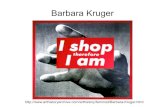 Barbara Kruger - GLOBAL STUDIESglcbroklede.weebly.com/uploads/3/8/7/9/38794755/identity... · 2019-10-29 · Barbara Kruger