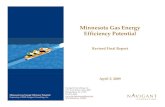 Minnesota Gas Energy Efficiency Potentiallibrary.cee1.org/sites/default/files/library/8605/CEE...Minnesota Gas Energy Efficiency Potential Revised Final Report April 3, 2009 Minnesota