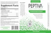 Amount Per Serving .PEPTIVAPROBIOTICS. Lab4™ Clinical … · Stress Relief and Calming Matrix L-Theanine Gamma-Aminobutyric Acid (GABA) Lemon Balm Extract (leaf and stem) † Daily
