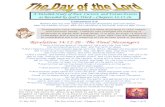 Revelation 14:12-20 - The Final Messengers · Revelation 14:12-20 - The Final Messengers 12 Here is the patience of the saints: here are they that keep the commandments of God, and