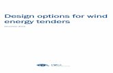 Design options for wind energy tenders - EWEA€¦ · allocation to renewable generators from 2017. The proper design of tenders is of utmost importance to sustain wind energy’s