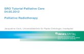 SRO Tutorial Palliative Care 04.05.2012 Palliative Radiotherapy · 2018-02-22 · SRO Tutorial Palliative Care – Palliative Radiotherapy 30 Jacqueline Vock, Universitätsklinik