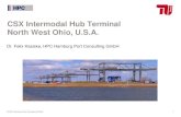 CSX Intermodal Hub Terminal North West Ohio, U.S.A. · 2015-10-29 · Costa Rica San Vicente Laem Chabang Sydney Melbourne Puerto Cabello Monrovia Rio Grande do Sul ... Gate WZ Trailer