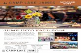 Jump Into FALL 2014 2014 CLJ Newsletter.pdf · LABOR DAY CELEBRATION PONTOON BOAT RENTAL The Camp Lake James boat rental program offers a 22ft Bennington pontoon for full and half