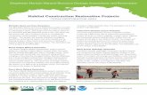 Habitat Construction Restoration Projects · 2018-10-30 · This project will provide important ecological benefits by restoring lost beach and dune habitat and by helping to slow