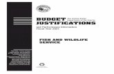BUDGETDepartment of the Interior The United States ... · laws and executive orders provide the Service with principal trust responsibility to protect and ... during major bird festivals