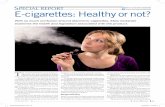 D unctional nergy portS Special report E-cigarettes ... · However, blu eCigs, the best-selling American e-cigarette brand, which is now available nationwide, said it only broadcasted