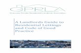 A Landlords Guide to Residential Lettings and Code of Good ... · residential rental sector. There are approximately 4,250 privately owned rental properties that represent about 16%