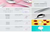 FINE DINING - solaswiss.com · FINE DINING The highest quality and the most luxurious style of the Platinum Line makes this cutlery the best choice. Made of pure stainless steel 18/10,