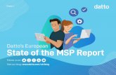 Datto’s European State of the MSP Report€¦ · Linkedin 63% Instagram 33% Twitter 32% Popular Online Communities MSPs Access:* Reddit 36% Spiceworks 32% Synaxon 20% ComTeam 14%
