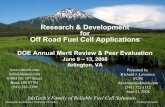 Research & Development for Off-Road Fuel Cell Applications · 63065 NE 18th Street Bend, OR 97701 (541) 383-3390 IdaTech’s Family of Reliable Fuel Cell Solutions Presented by Richard