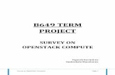 B649 TERM PROJECT - SALSAHPCsalsahpc.indiana.edu/.../Final_Project/Report/Final_Project_Group7... · Survey on OpenStack Compute Page 6 Getting OpenStack Set Up System Specifics: