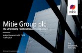 Mitie Group plc · •Core businesses performing well, demonstrating resilience and strength in a challenging wider market •Continued positive momentum in revenue growth –revenues