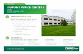 FOR LEASE DUPONT OFFICE CENTER I · Unit Number Dupont Office Center I Space Availability Status Size Rate Total 120 Available 5,133 RSF $17.50/RSF $7,485.63/month 130 Available 3,011