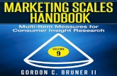 Marketing Scales Handbook · Marketing Scales Handbook ……………………………………………… Multi-Item Measures for Consumer Insight Research . Volume 9 (sample)
