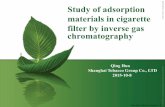 Study of adsorption materials in cigarette filter by ... Gas chromatography-inverse gas chromatography