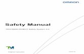 Safety Manual - Omron€¦ · safety manual software version: 1.72 4 limitation of liability; etc omron companies shall not be liable for special, indirect, incidental, or consequential
