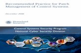Recommended Practice for Patch Management of Control Systems · Policy and Practice,” January 31, 2004, and can be found on the PatchManagement.org website, hosted by Shavlik Technologies,