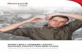 HONEYWELL HOWARD LEIGHT HEARING PROTECTION MINI GUIDE · Honeywell Howard Leight Leightning,® Thunder® and Viking® series earmuffs feature patented Air Flow Control™ Technology.