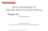 Basic Knowledge of Discrete Semiconductor Device (Low drive voltage, continuous driving power required)