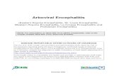 New Jersey Department of Health - Arboviral Encephalitis · 2018-09-12 · Arboviral Encephalitis . 2 Arboviral Encephalitis . 1. THE DISEASE AND ITS EPIDEMIOLOGY . A. Etiologic Agent