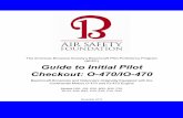 (BPPP) Guide to Initial Pilot Checkout: O-470/IO-470 · 2015-09-03 · 7 Seat adjustmentPOH Section VII, Systems Description: Seats Note: Although most information on this topic comes