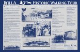 City of Rolla, Missouri plaque brochure.pdfrolla suggested tour route i 1. ot.n wooden (main street) bridge 2. old phelps county courthouse 3. 'old town' rolla 4. central elementary