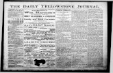 THE IAI T.EL LOWSTONE JOURNALTHE IAI T.EL LOWSTONE JOURNAL OtEl IV. No. 147 MILES CITY, MONTANA, THURSDAY, MARCH 4, 1886. PRICE FIVE CENTS. THE DAILY JOURNAL 1e. rgSf t Ie au ,er ,