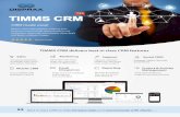Disprax | Technology Solutions to Grow Your BusinessTIMMS CRM delivers best in class CRM features Sales Increase productivity, accelerate sales cycles and reduce surprises [I] Mobile