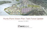 Hunts Point Vision Plan Task Force Update€¦ · Welcome Vision Plan Update Hunts Point Workforce1 Career Center South Bronx Greenway Food Distribution Center – Halleck Industrial