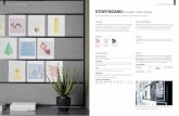 STORYBOARD Acoustic notice board - Akustikmiljö · Total thickness is 55 mm with frame. Miscellaneous HOW TO SPECIFY A. M. Acoustics STORYBOARD CLEANING Clean by dry brushing or