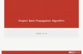 Project: Back Propagation Algorithmmcl.korea.ac.kr/.../11/Back-propagation-Algorithm-MATLAB.pdf · 2016-11-10 · •Back Propagation / Weight update •Result •Load data Data prepare