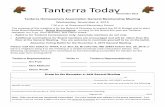 Tanterra Today · 2015-10-26 · Tanterra Homeowners Association General Membership Meeting Wednesday, November 4, 2015 7:30 p.m. at Greenwood Elementary School The purpose of this