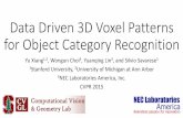 Data Driven 3D Voxel Patterns for Object Category Recognitionyuxng.github.io/Xiang_CVPR15_06082015.pdf · Data Driven 3D Voxel Patterns for Object Category Recognition Yu Xiang 1,2,