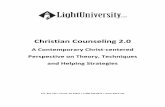 Christian Counseling 2 - Amazon S3 · 2018-09-12 · The presentations for Christian Counseling 2.0 are drawn from Dr. Tan’s newest release by Baker Books. Counseling and Psychotherapy: