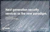 Next generation security services as the new paradigm. · Adaptive Defense Differentiation of Adaptive Defense. Aplication Trustability Full traceability Management Service •Compatible