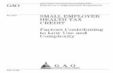 GAO-12-549, SMALL EMPLOYER HEALTH TAX …Offer Health Insurance, 2000 through 2010, by Employer Size 3 Figure 2: Phaseout of the Credit for Small Businesses as a Percentage of Employer